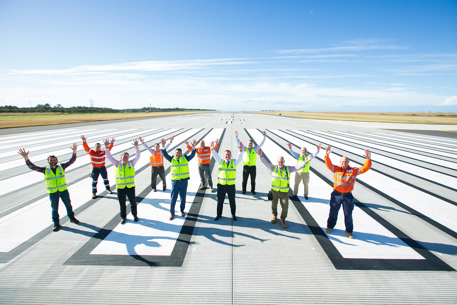 The new runway landed under budget at $1.1 billion