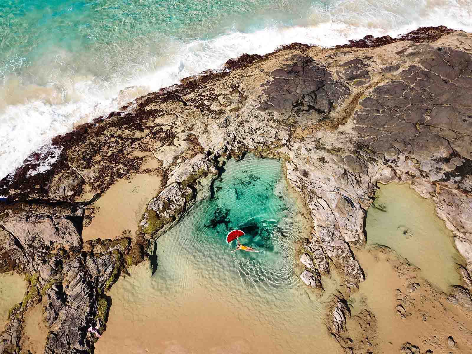 Champagne Pools on Fraser Island, Queensland | 10 reasons to visit Fraser Island