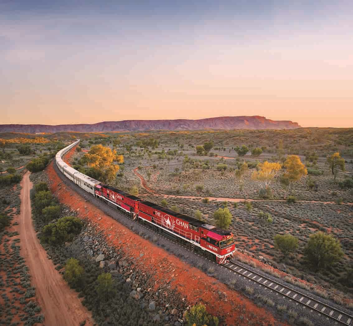 ghan train travel time