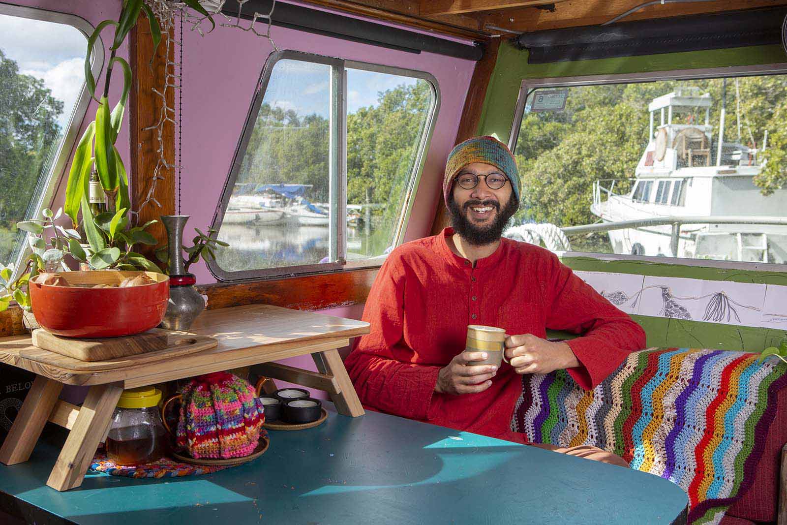 Jonathan Sri, Brisbane River houseboat owner | The heart of Brisbane River