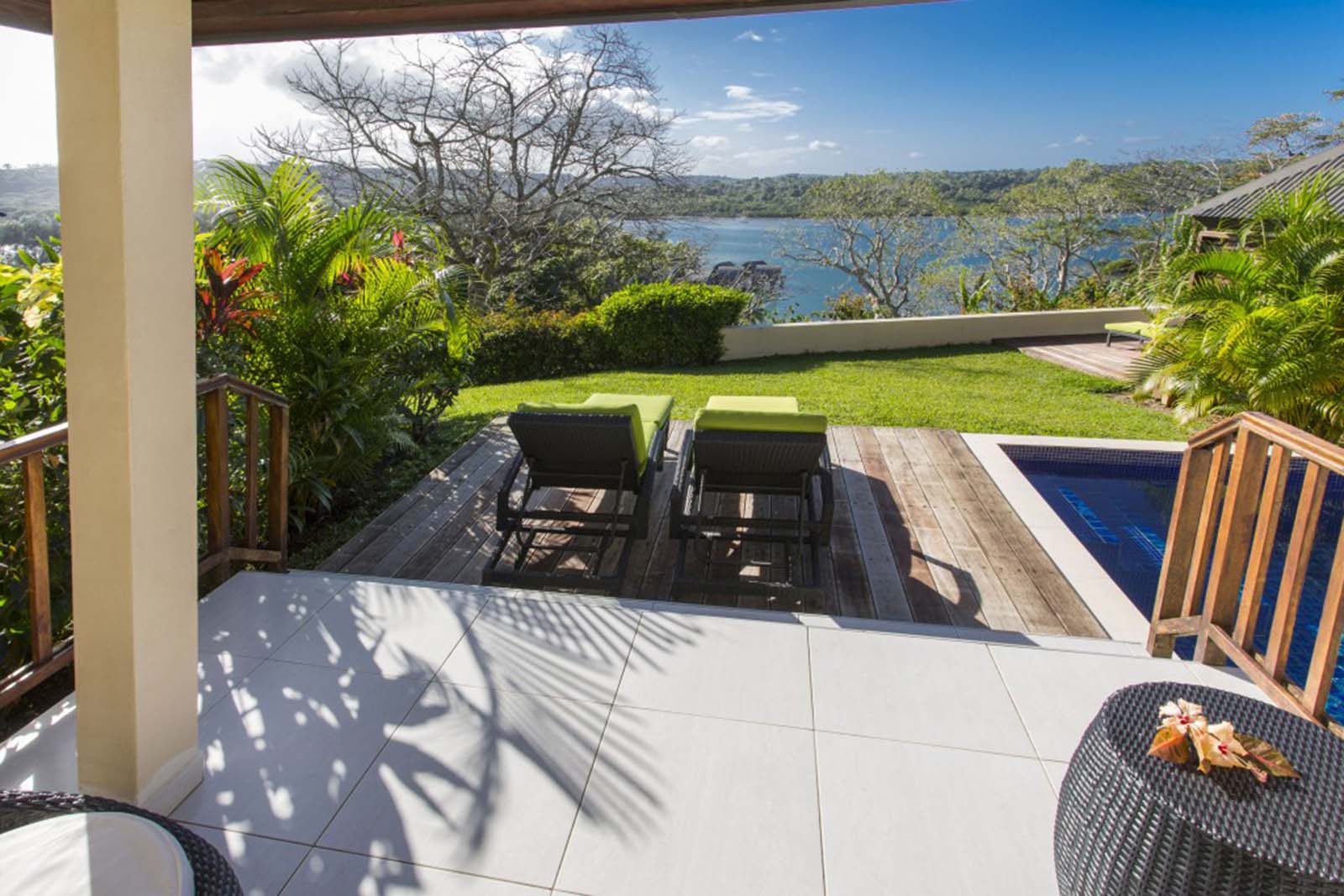 View from a villa at Mangoes Resort, Vanuatu | A beginner's guide to Vanuatu