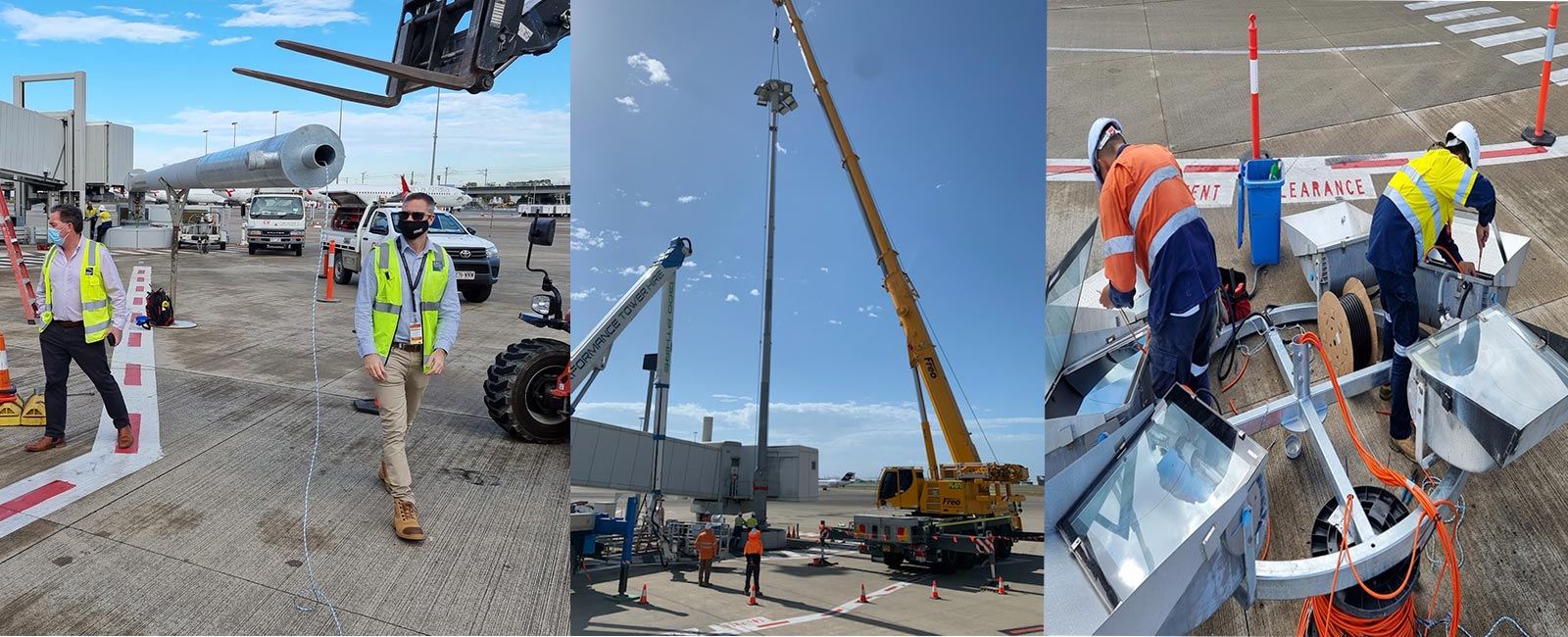 Apron Lighting Upgrade Project at Brisbane Airport