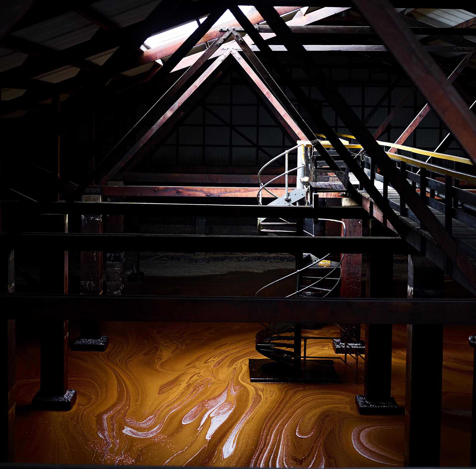 A deep well of molasses at Bundaberg Rum Distillery, Queensland | Blend your own rum in Bundaberg