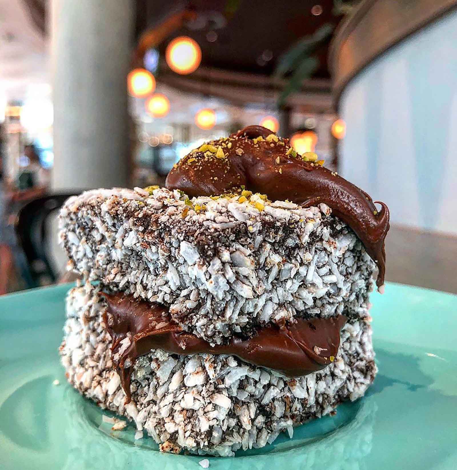 The Lord Lamington specialty, the Nutella baklava lamington | 7 things that would surprise you about The Lord Lamington