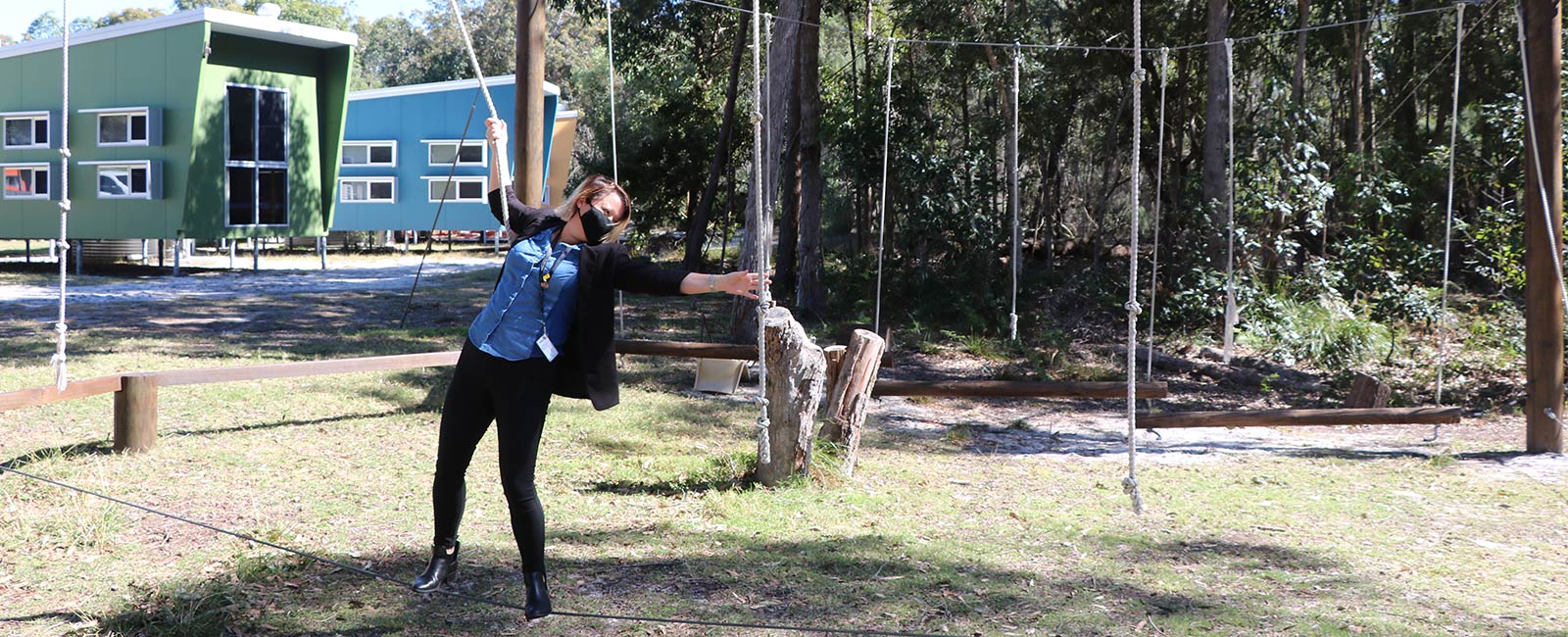 Bribie Island Retreat - low ropes course