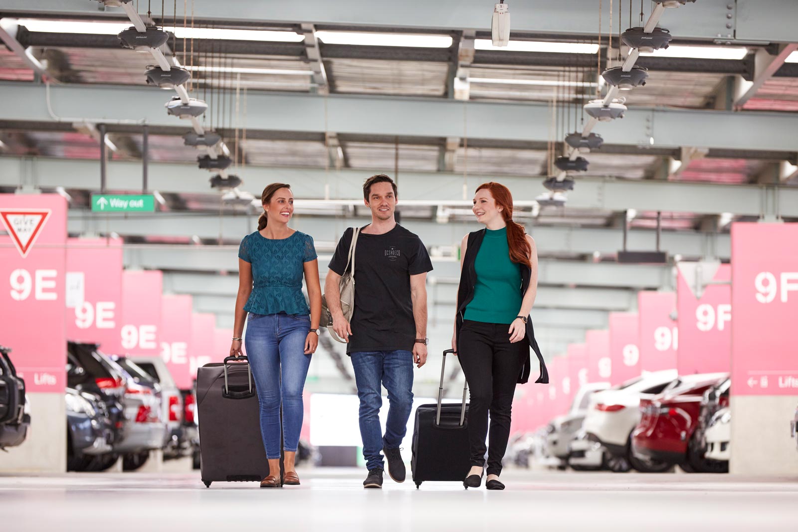 Parking options at the International Terminal