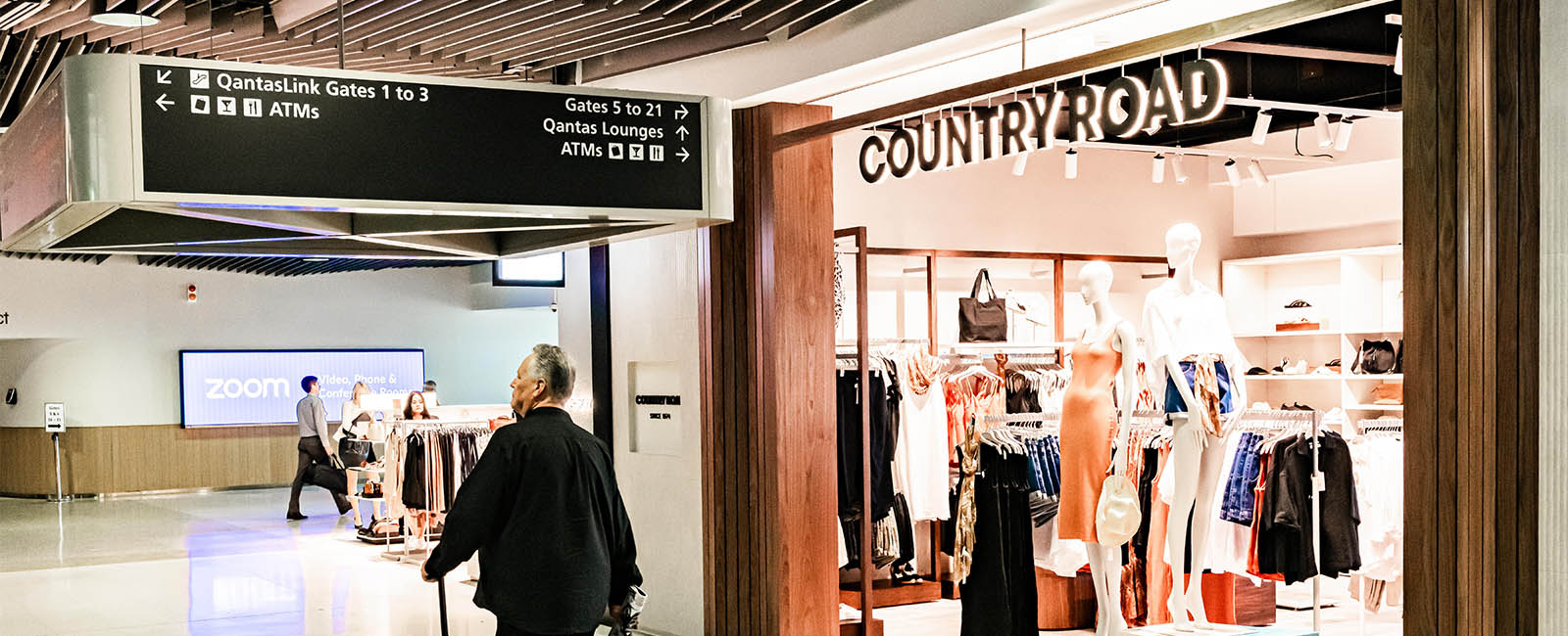Country Road store front at BNE's Domestic Terminal