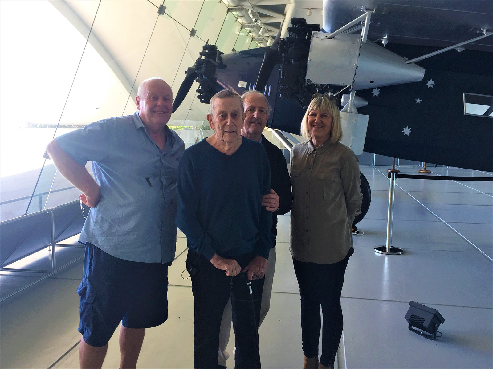 L-R: George Ferrell, Desmond Kelly, Ian Kirk and Gaynor Sipolis