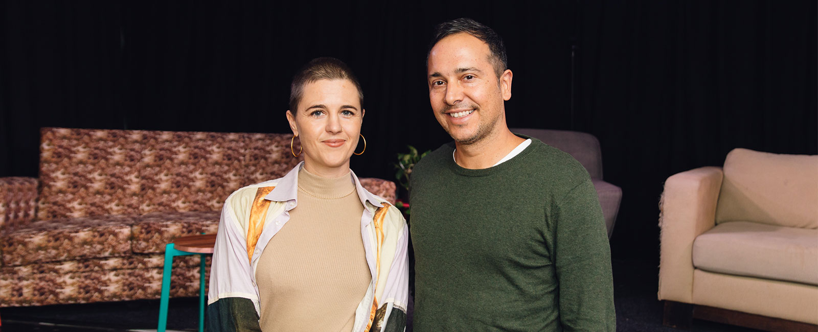 Emily Devers and Felipe Gonzalez - Visualising AI. Photo by Minori Ueda