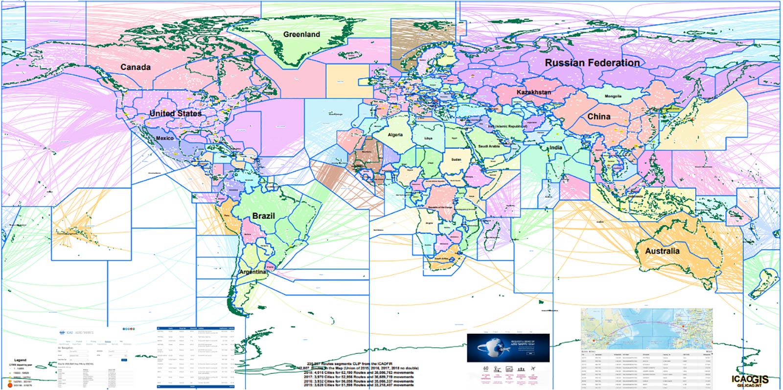 The world's airspace is broken up into flight information regions | Source: ICAO