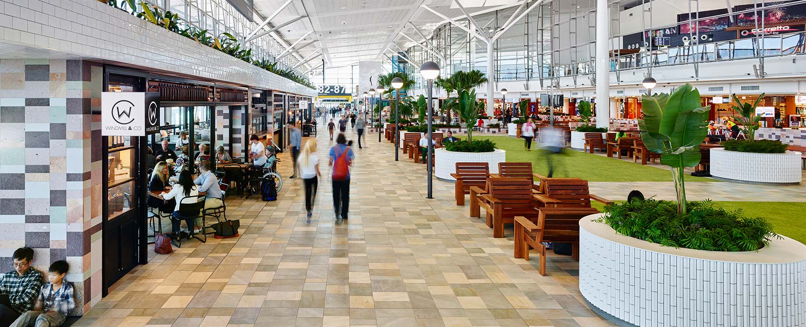 Explore the airport precinct
