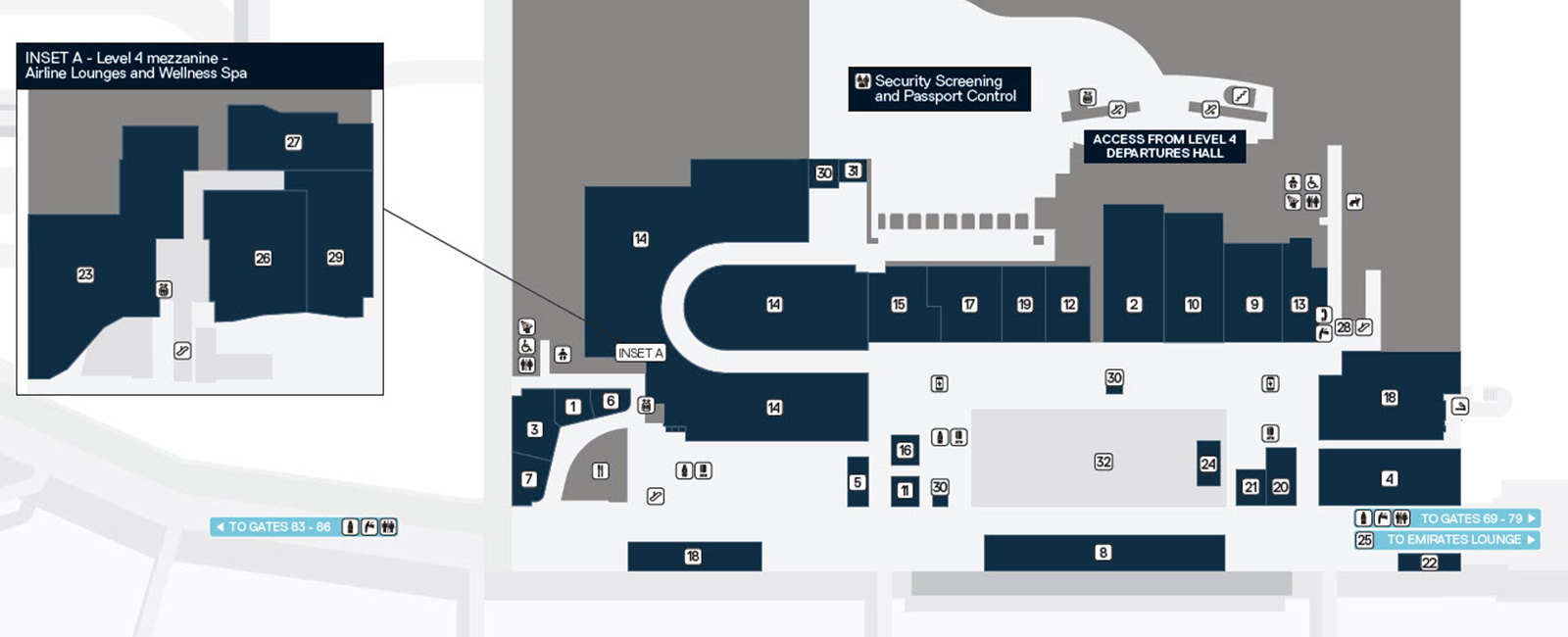 terminal d brisbane airport map Brisbane Airport Maps Domestic And International Terminals terminal d brisbane airport map