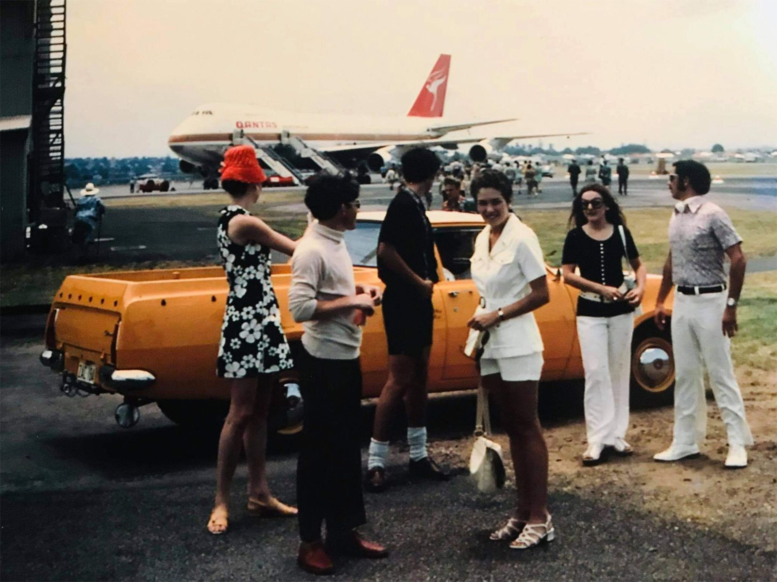 The first 747 landing at BNE in 1971 caused quite the fanfare 