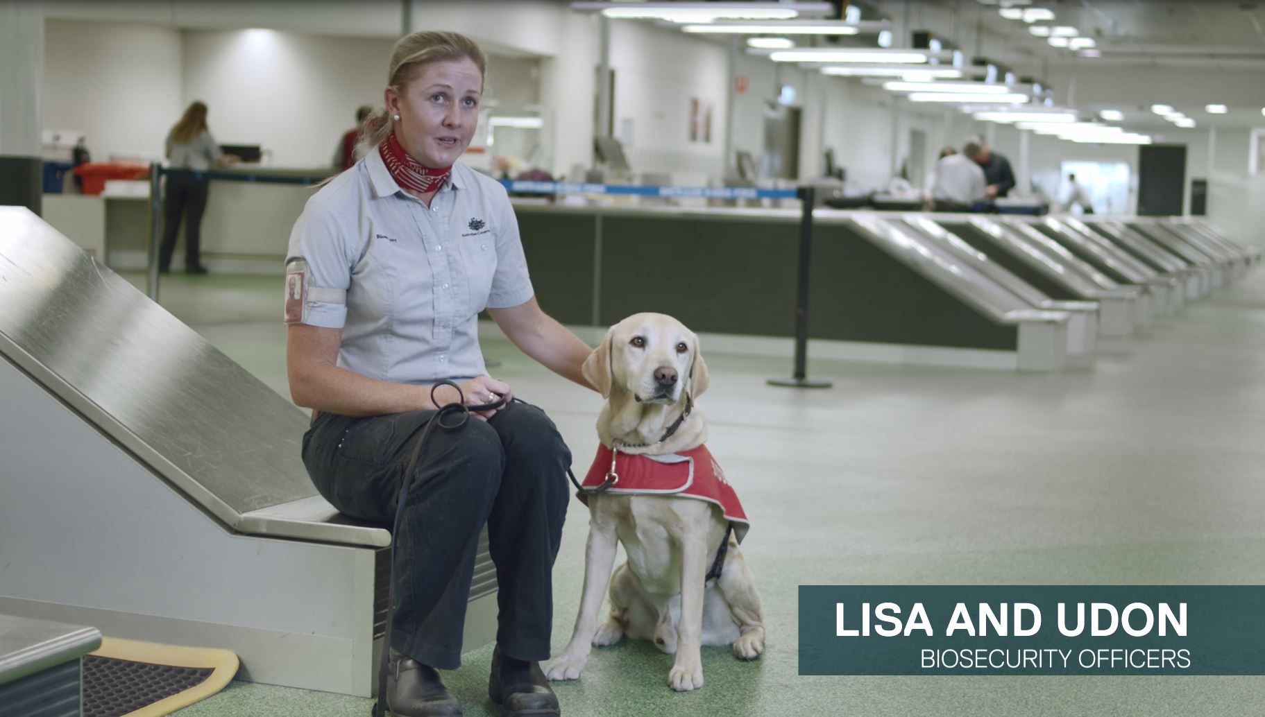 Lisa and Udon (aka Donnie) are Biosecurity Officers with the Department of Agriculture and Water Resources