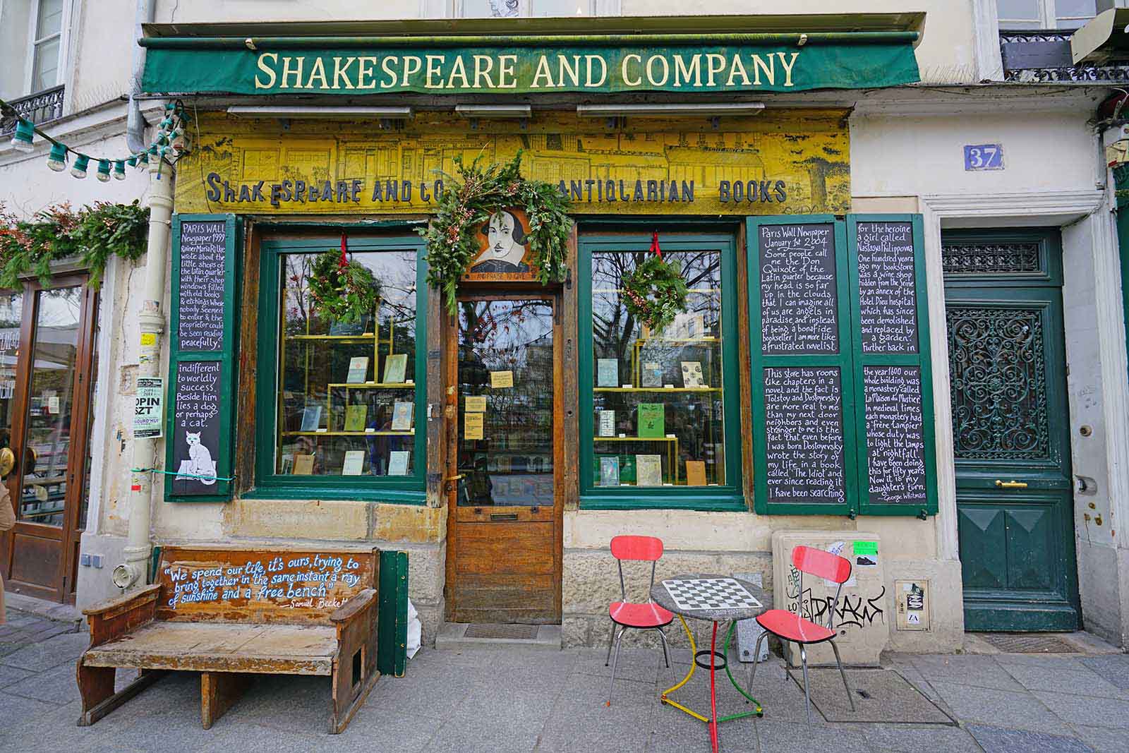 Shakespeare and Company, Paris | bookshops for the bucket list