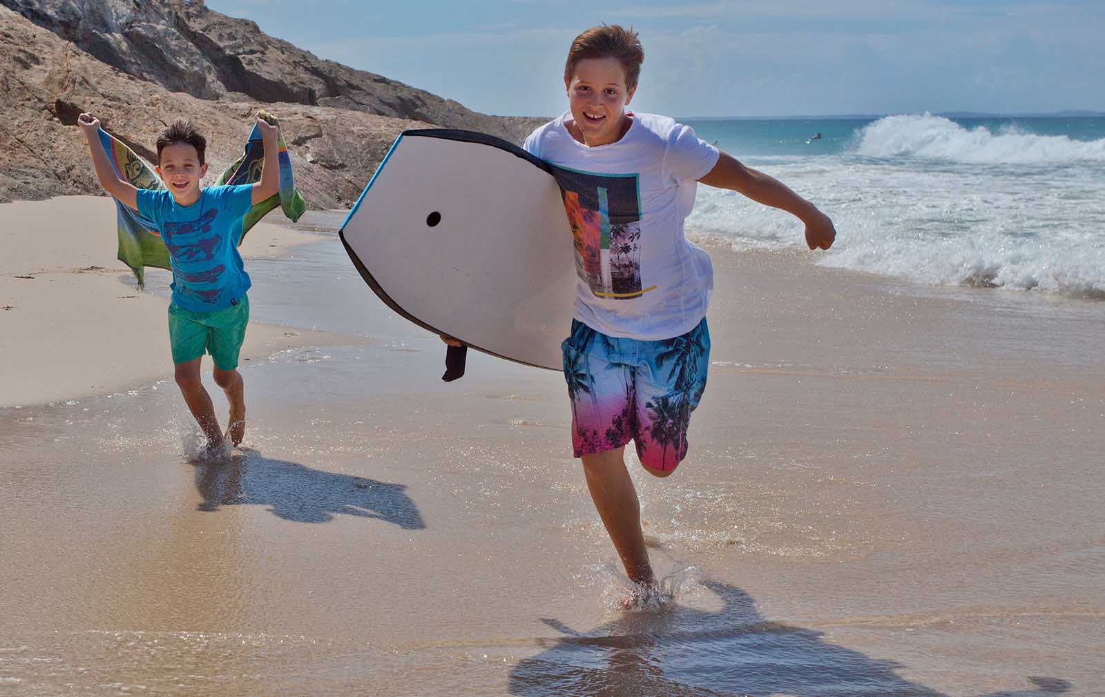 Adder Rock Camping Ground adjoins the beach | Hassle free camping on North Stradbroke Island