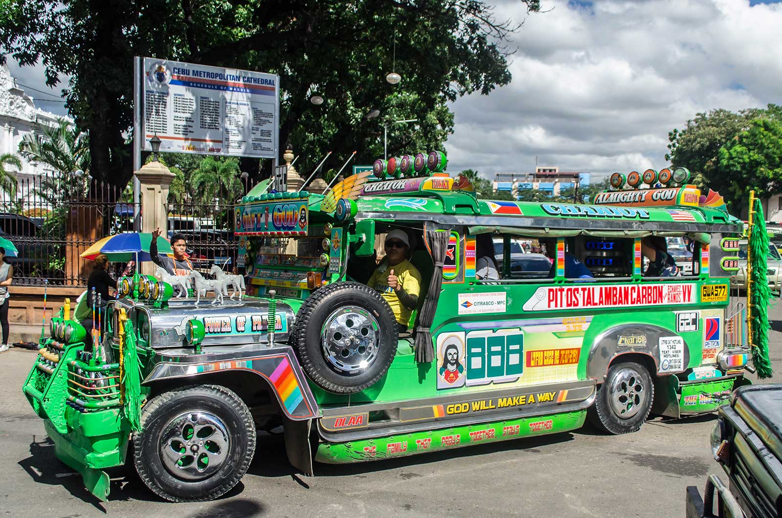 Jeepneys tour in the Philippines