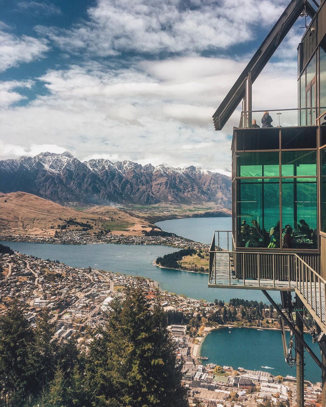 Views from the top of the Queenstown Skyline