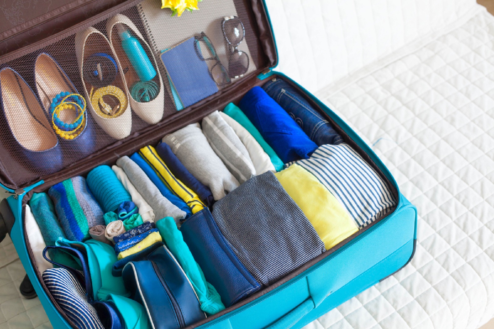Nikki Parkinson recommends folding outfits in your suitcase