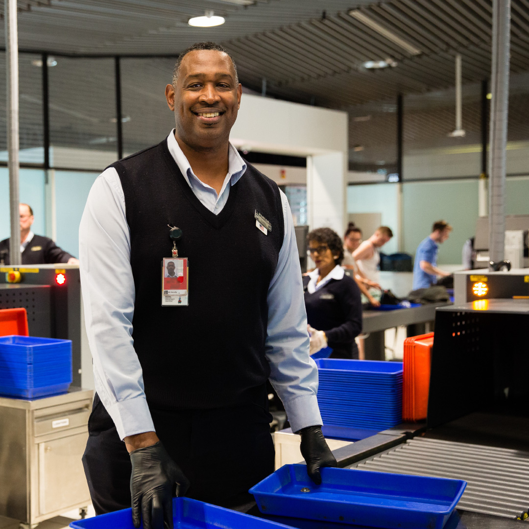 Derrick Sanders, Security Screening Supervisor Derrick Sanders, Security Screening Supervisor