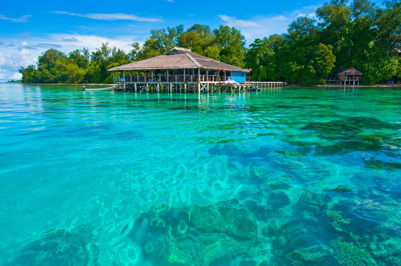 Fatboys resort near Gizo, Solomon Islands