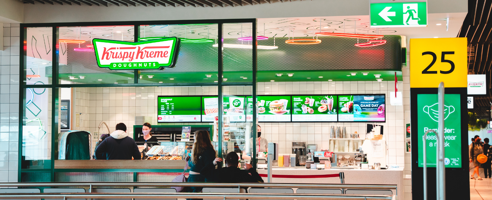 Krispy Kreme in the Domestic Terminal