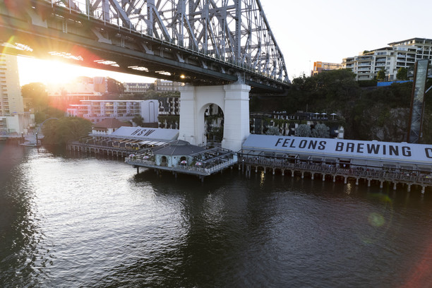 Felons Brewery, Brisbane River and Story Bridge
