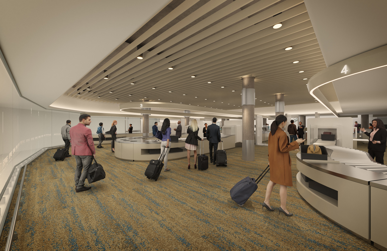 Domestic Terminal Security Upgrade - Artist Impression Domestic Terminal Security Upgrade - Artist Impression
