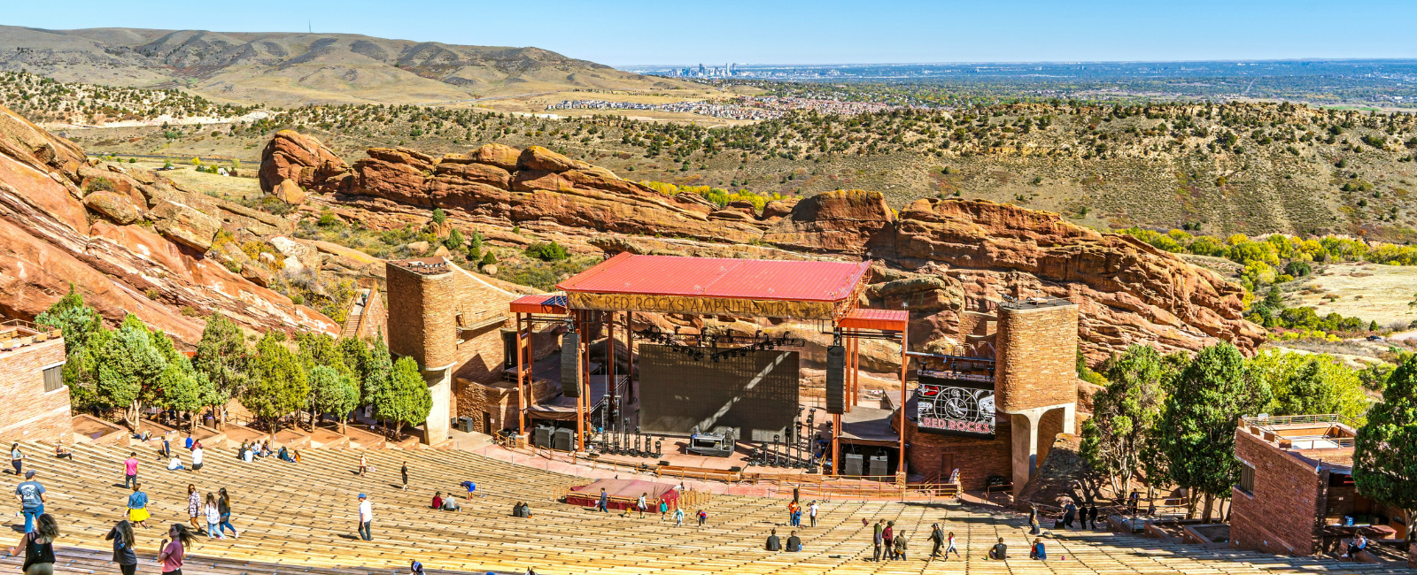 View from Red Rocks Park & Amphitheatre, Denver