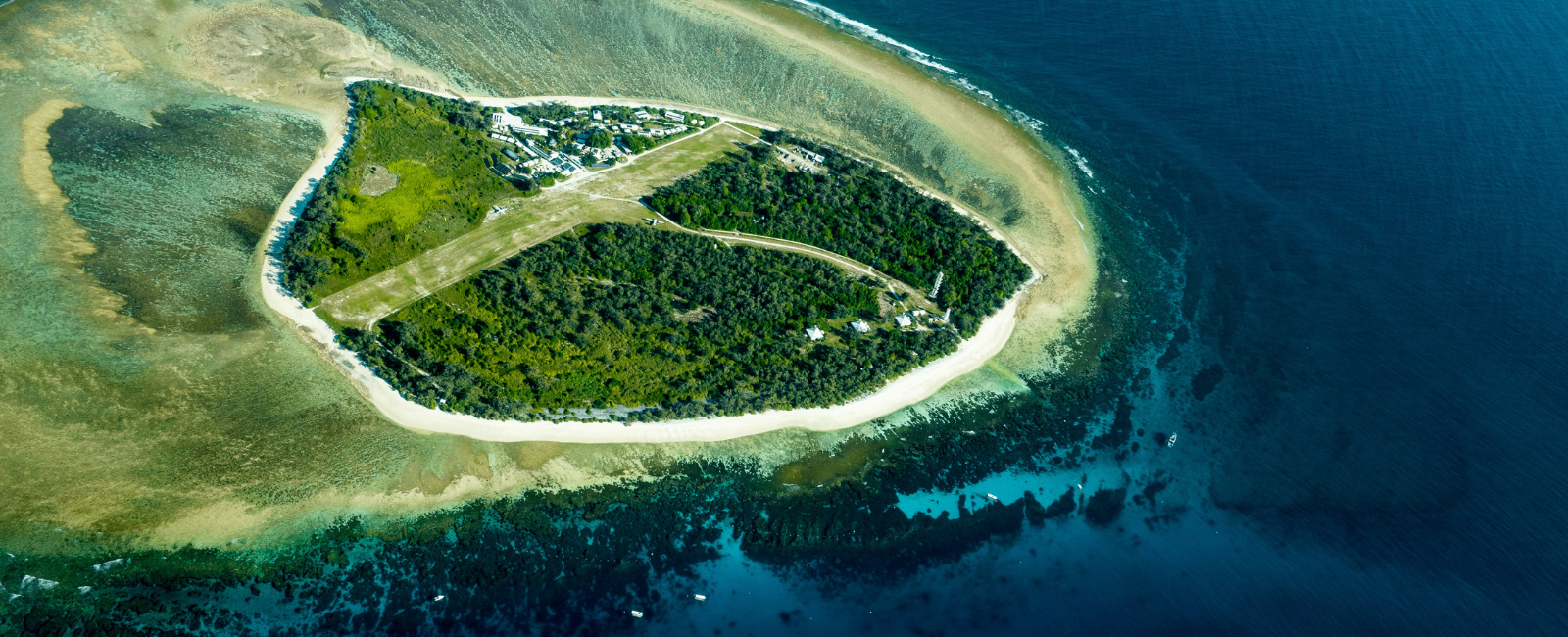 Lady Elliot Island and surrounding ocean reef Lady Elliot Island and surrounding ocean reef