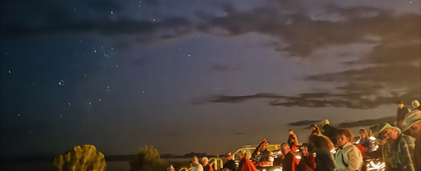 Desert night sky Desert night sky