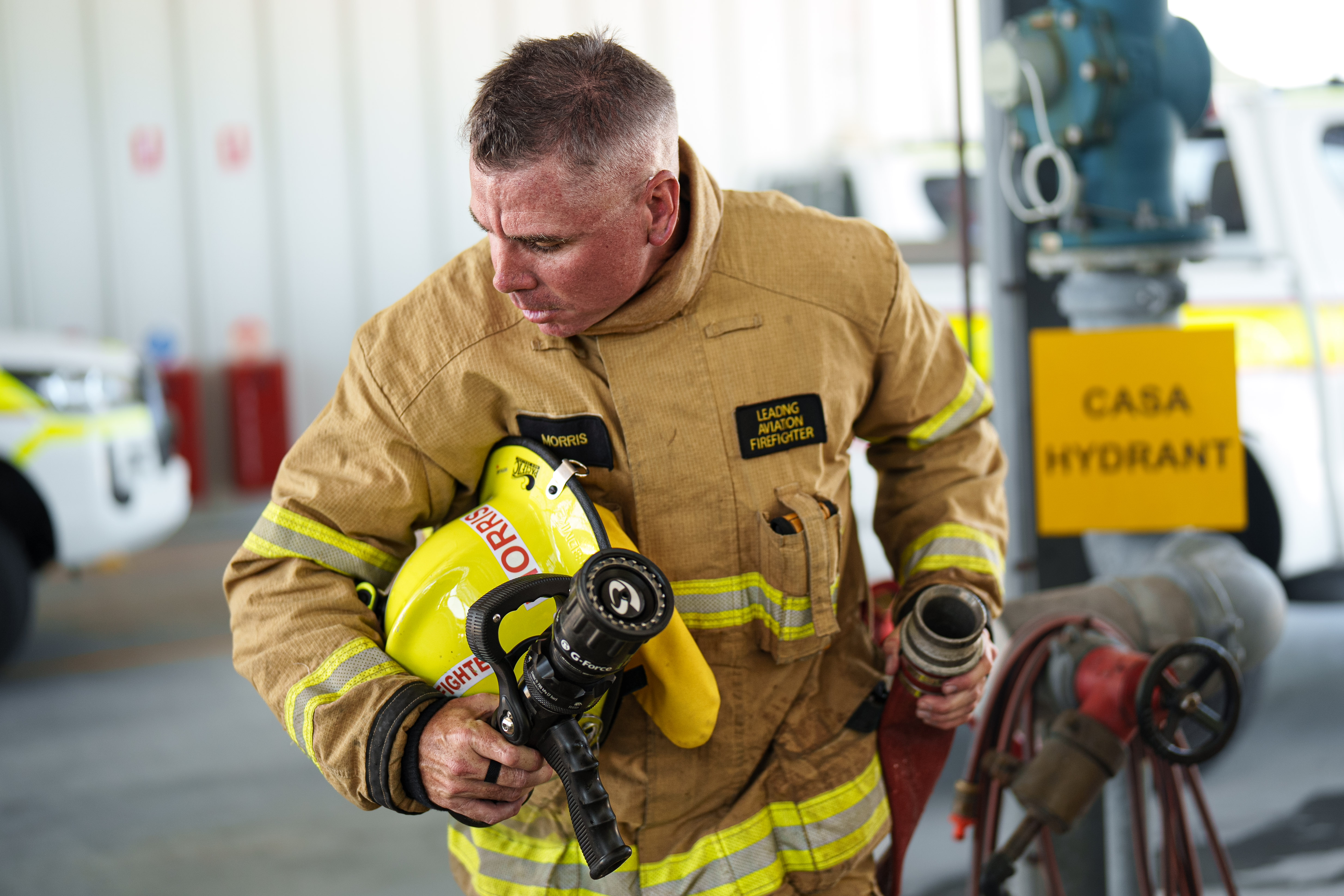 Dan Morris Lead Aviation Fire Fighter