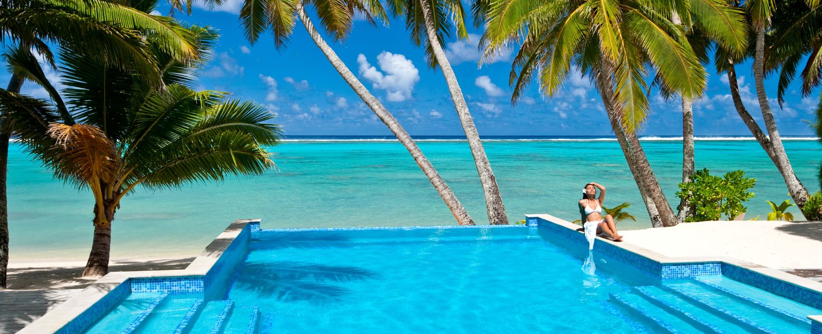 Pool at Resort on Cook Islands