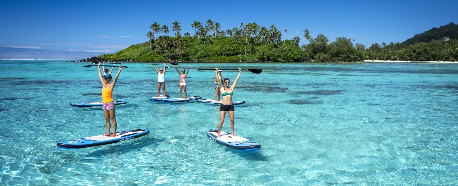 Paddle Boarding in Cook Islands