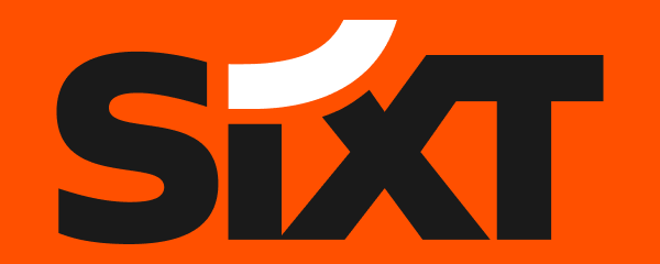 sixt logo reversed