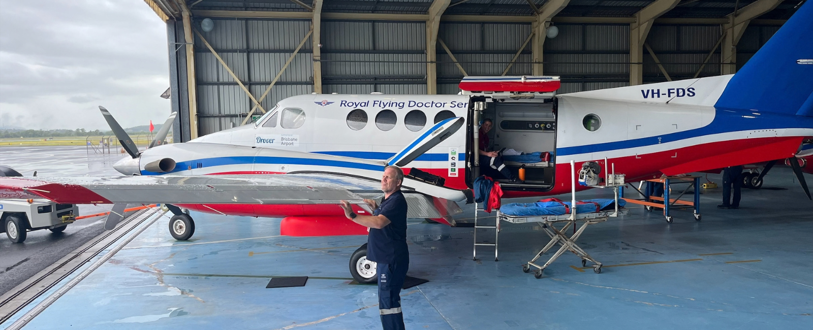 Drover plane Royal Flying Doctor Service