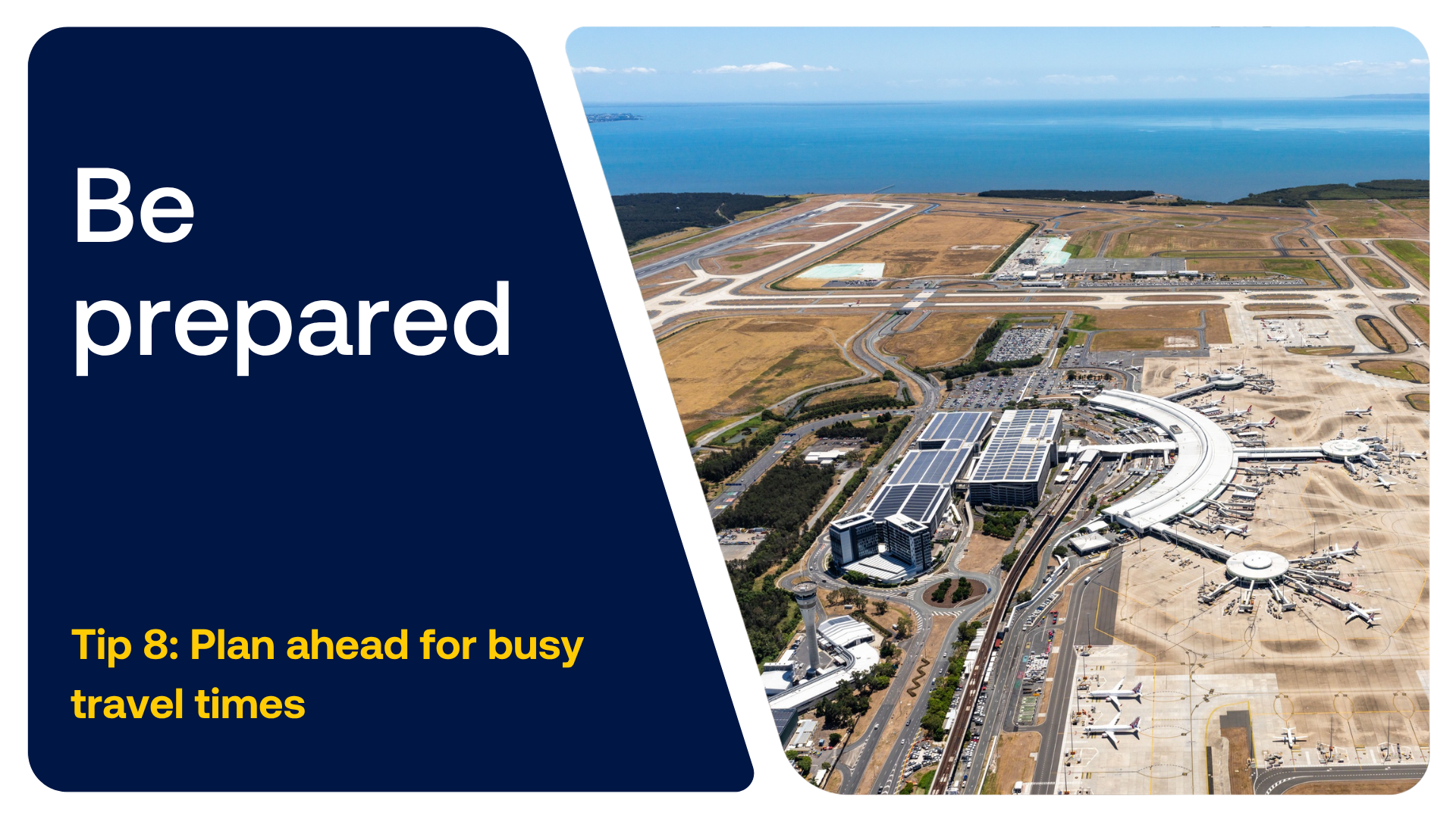 Brisbane Airport aerial view