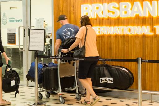 Tourist Refund Scheme Office on Level 1 at Brisbane Airport International Terminal