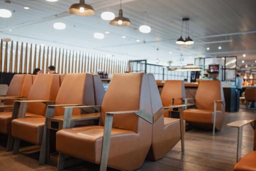 Plaza Premium lounge seating
