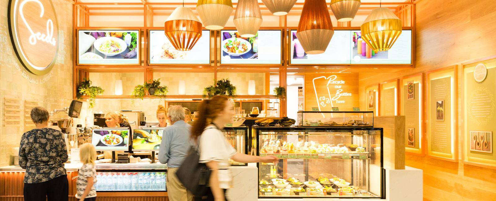 Seeds has opened at Brisbane Airport Domestic Terminal