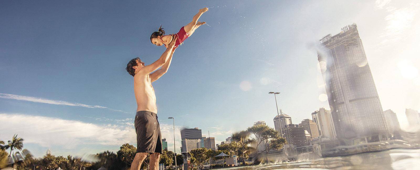 Streets Beach South Bank | 15 cool family fun activities