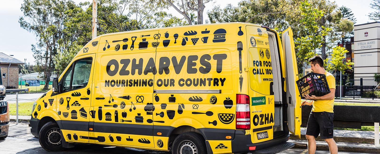 OzHarvest collects food from Brisbane Airport