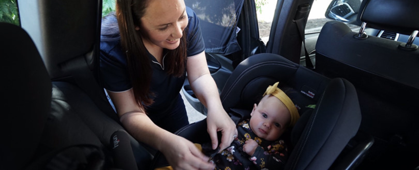 Kidsafe fitting baby in capsule