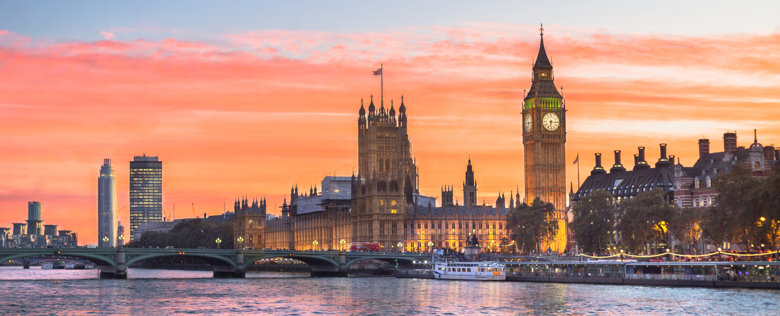 Landscape photo of London city