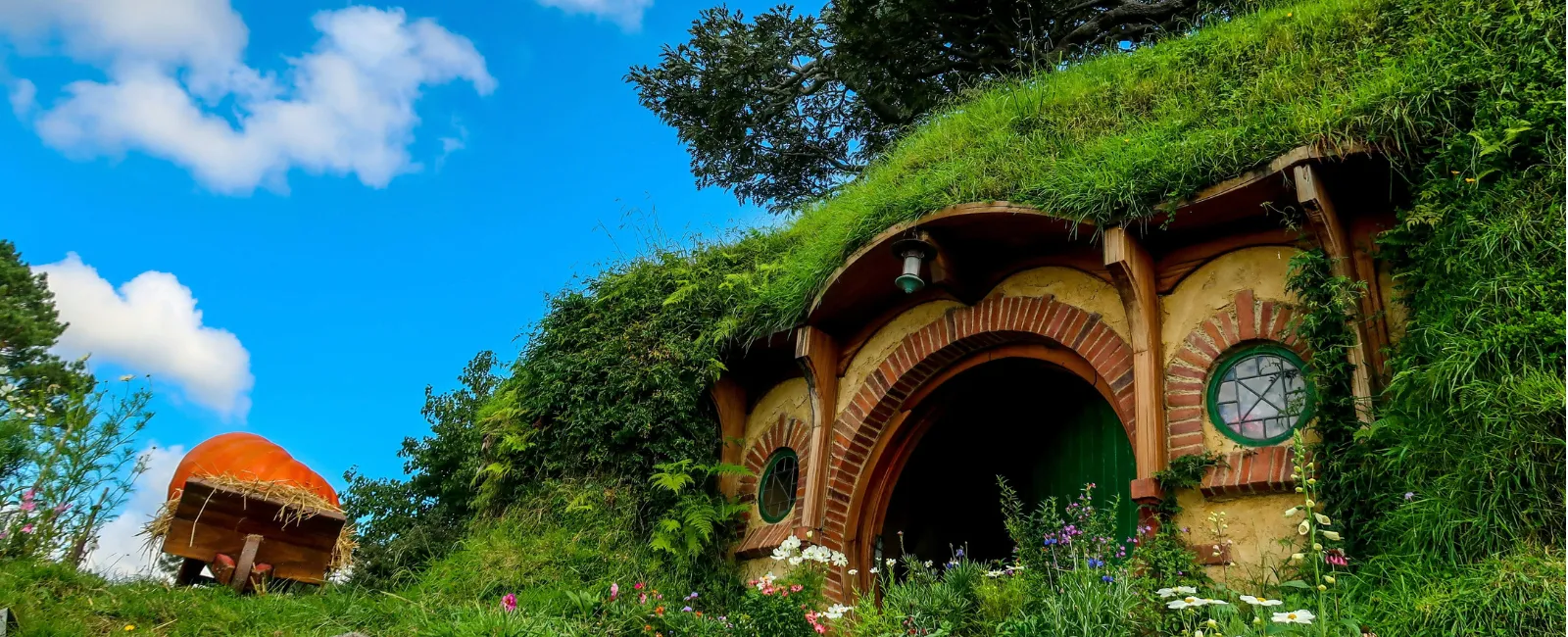 Matamata, New Zealand. World-famous home of the Hobbiton movie set.