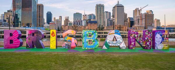 Brisbane Sign, Southbank Brisbane City