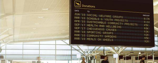 Brisbane Airport provides much needed funding through the Community Giving Fund