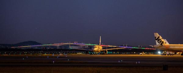 Night time at Brisbane Airport