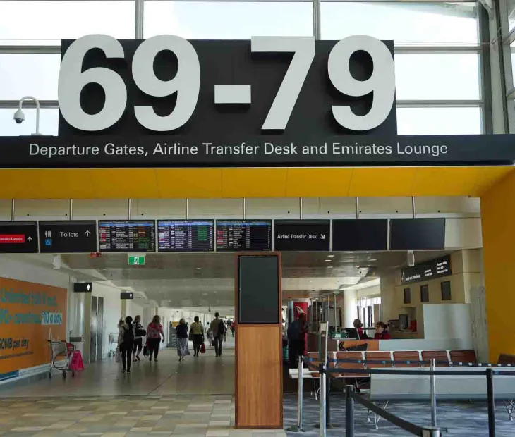 BAC departure gates
