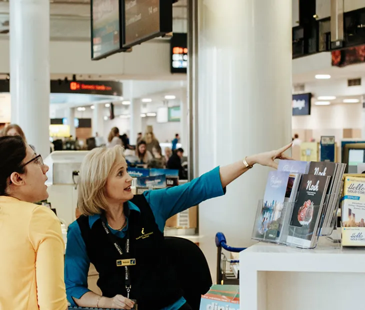 Brisbane Airport Visitor Information International Terminal